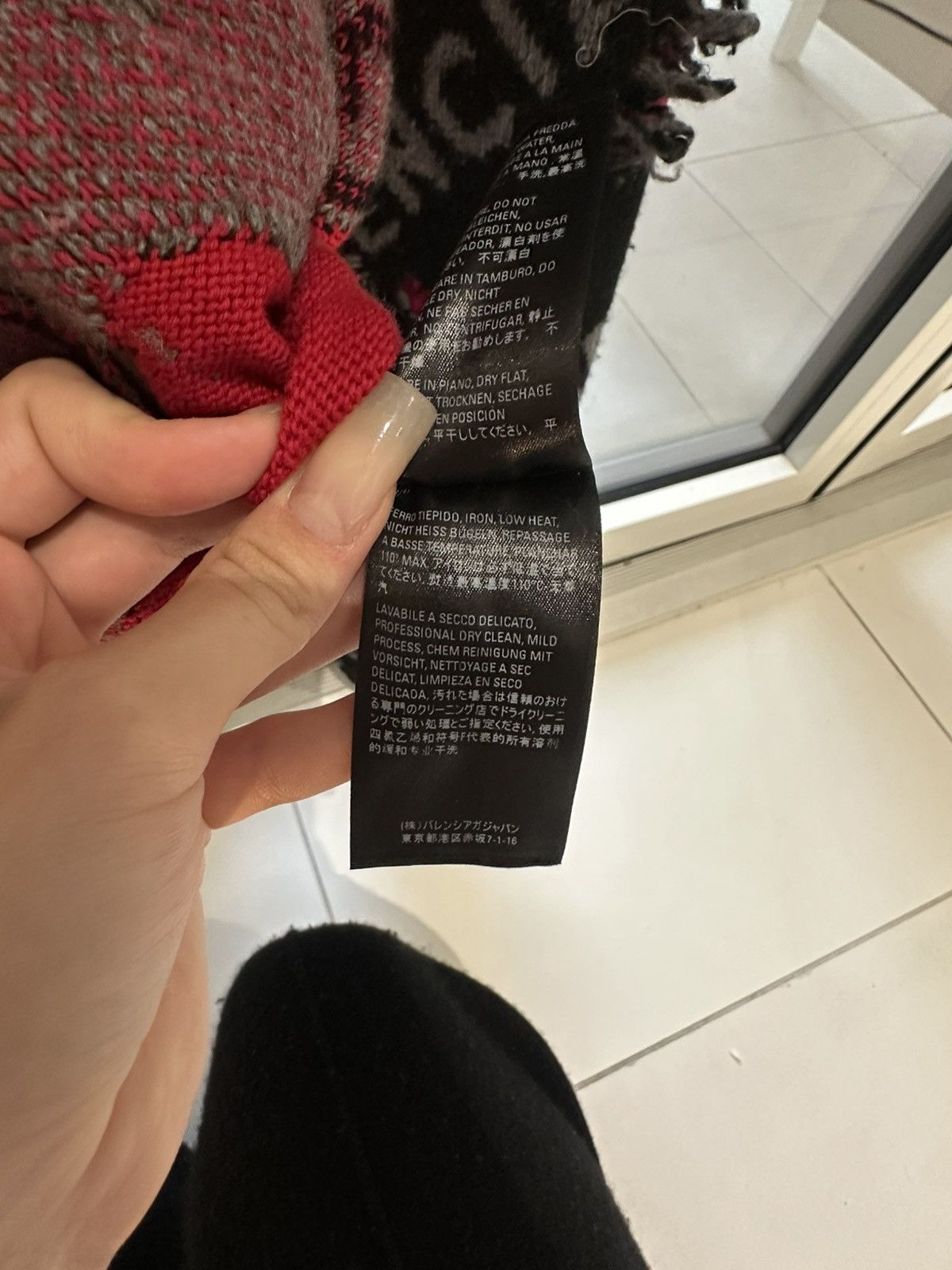 Balenciaga BALENCIAGA DESTROYED LOGO CREW KNIT Size US S / EU 44-46 / 1 - 6 Thumbnail