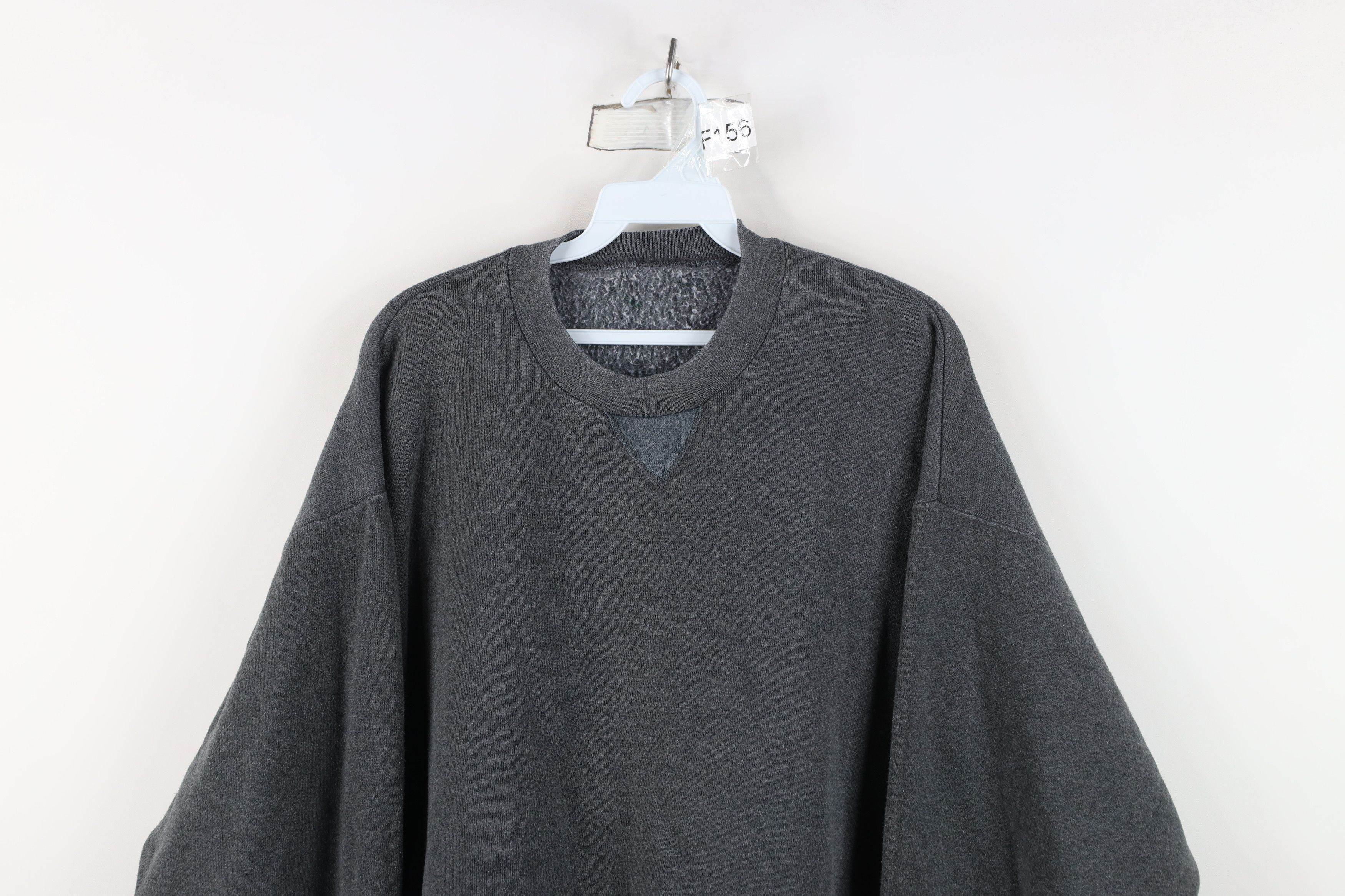 Vintage Vintage 90s Streetwear Heavy Crewneck Sweatshirt Gray USA Size US L / EU 52-54 / 3 - 2 Thumbnail