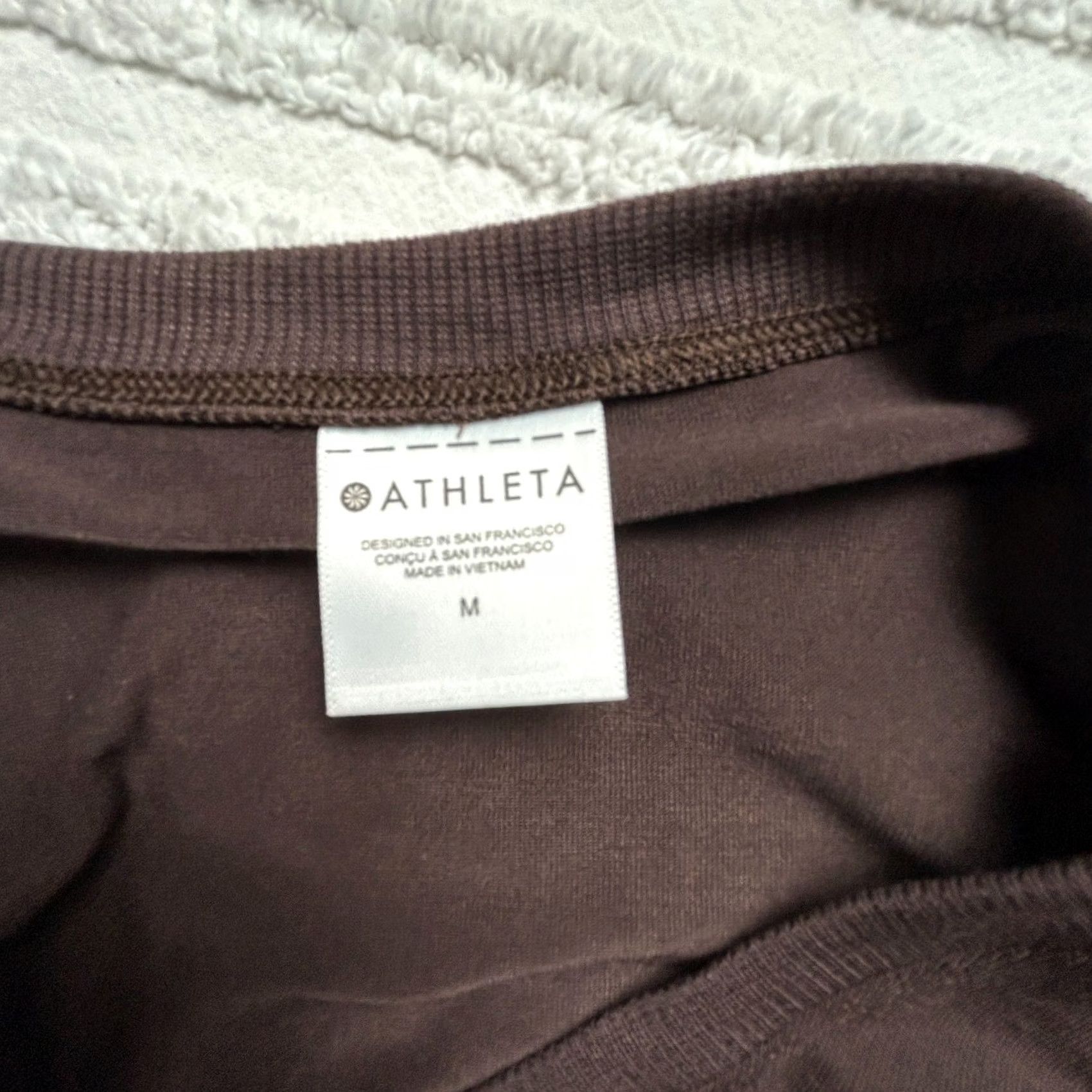 Athleta Athleta Easy in Hybrid Tee Pullover Women Tank M Toasted Brown Bathing Active Gym & Training Womens Size M / US 6-8 / IT 42-44 - 3 Thumbnail