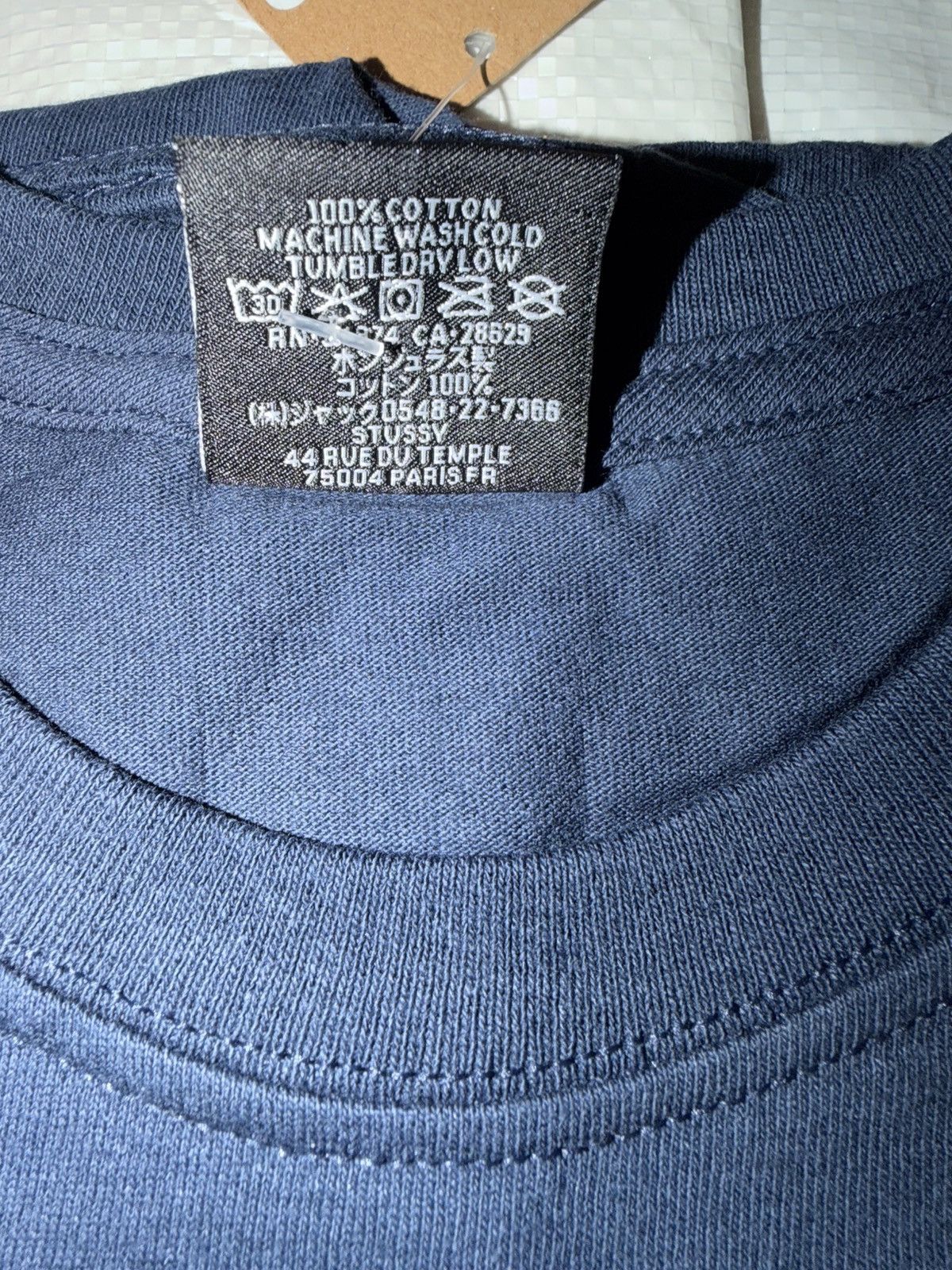 Stussy Stussy Basic Logo Tee Navy Size US L / EU 52-54 / 3 - 6 Thumbnail
