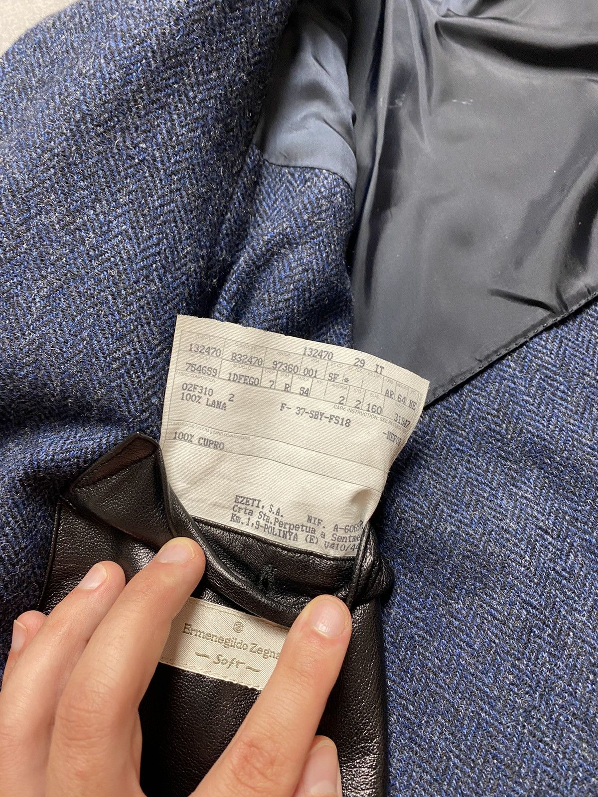 Ermenegildo Zegna Ermeneguldo Zegna Soft 100% LANA blazer Size 54R - 7 Thumbnail