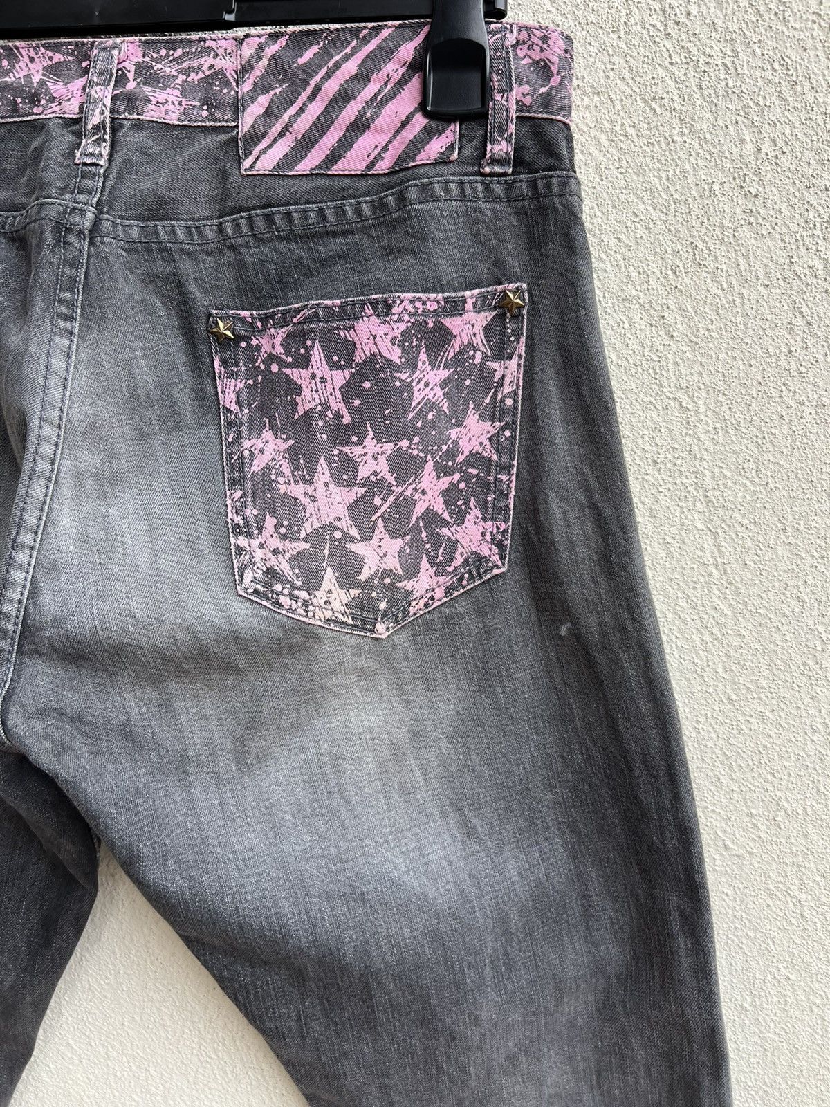 Designer ALGONQUINS Japan Distressed Punk Design Poem Denim Size US 32 / EU 48 - 17 Thumbnail