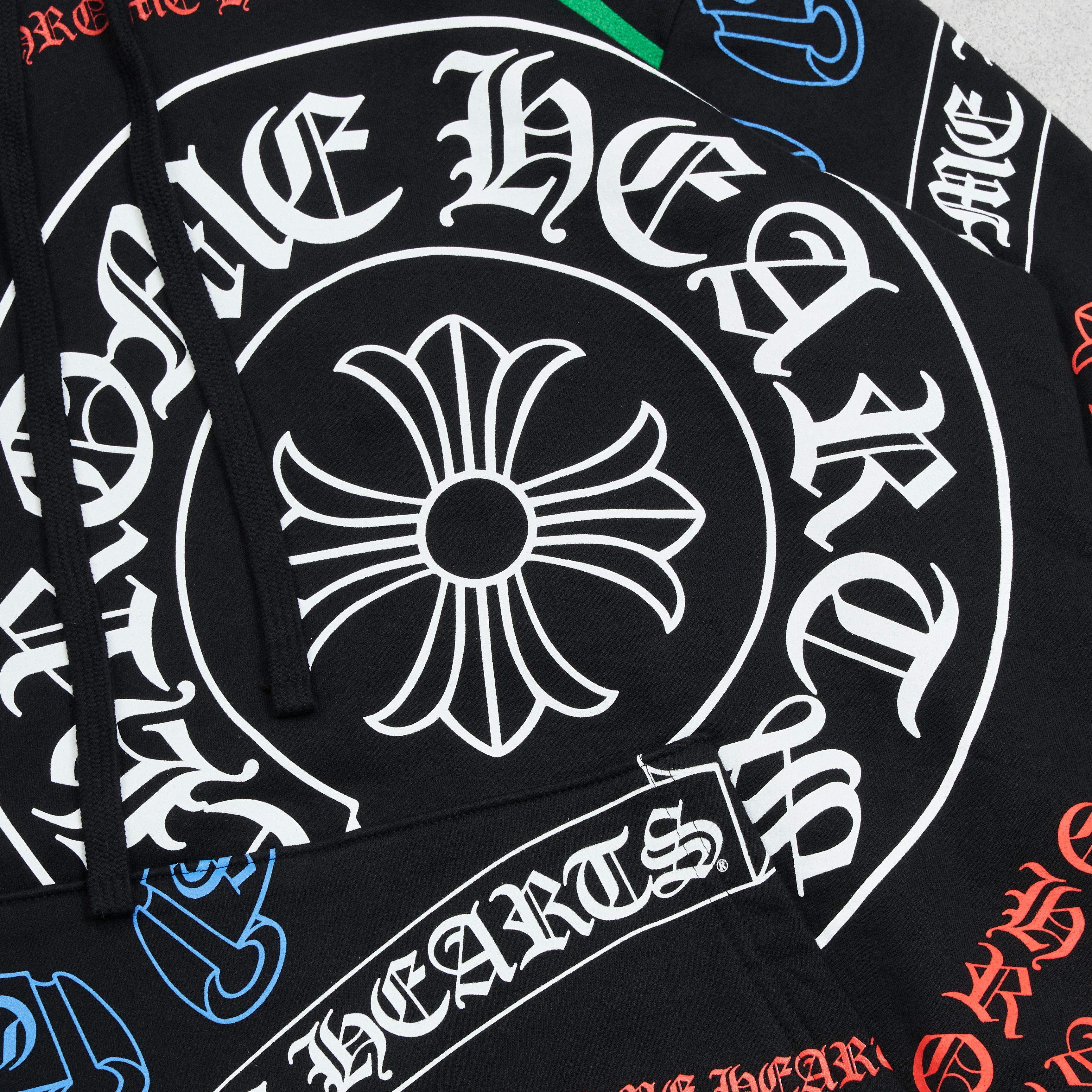 Chrome Hearts CHROME HEARTS Stencil Hoodie BLACK Size US S / EU 44-46 / 1 - 3 Thumbnail