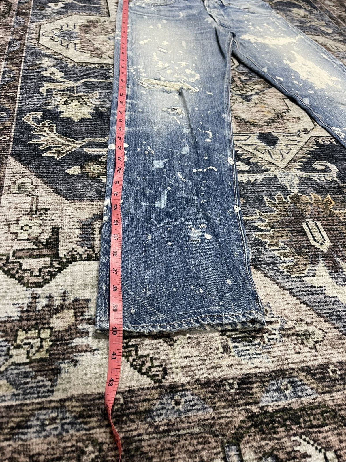 Hysteric Glamour Vintage Hysteric Glamour RNA Selvedge Paint Splash Denim Size US 33 - 14 Thumbnail