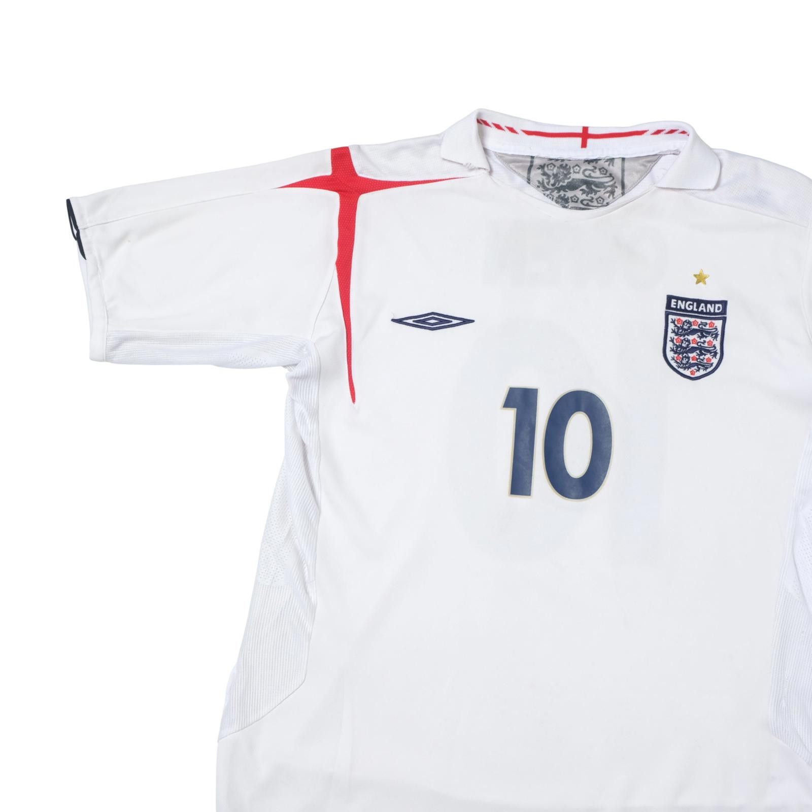 Umbro 2006/08 England Home Shirt Owen (L) Size US L / EU 52-54 / 3 - 3 Thumbnail