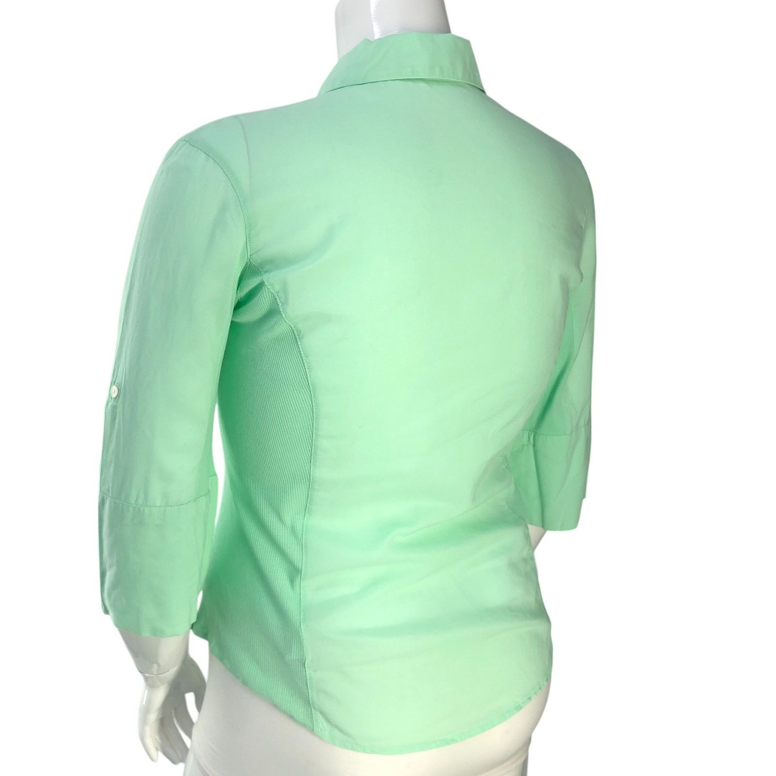 James Perse James Perse Size 3 US L Top 3/4 Sleeve Button Up *BLEMISH Size L / US 10 / IT 46 - 6 Thumbnail