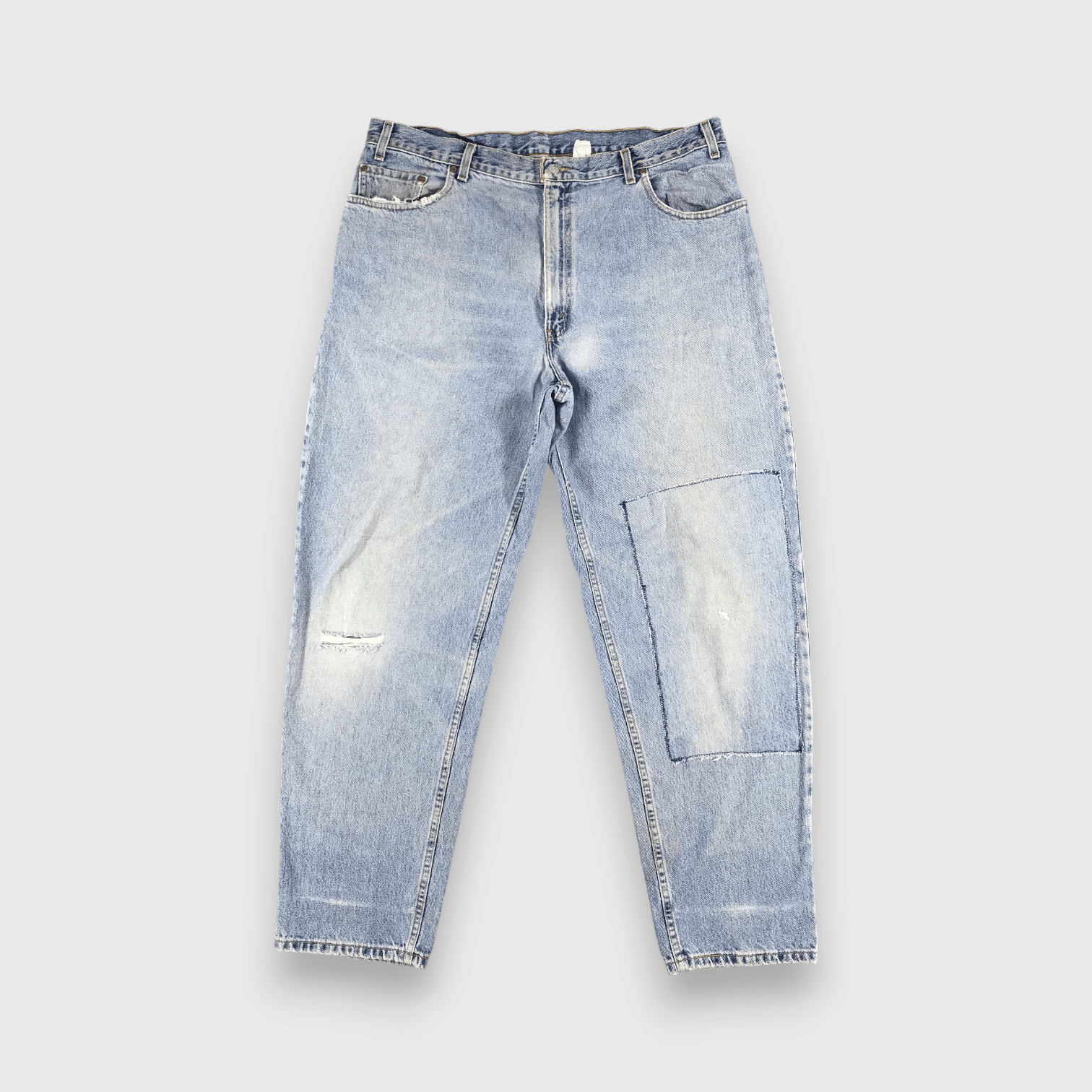 Levi's Baggy Vintage Levis 560 Jeans Faded Blue Denim-J1112 Size US 41 - 1 Thumbnail