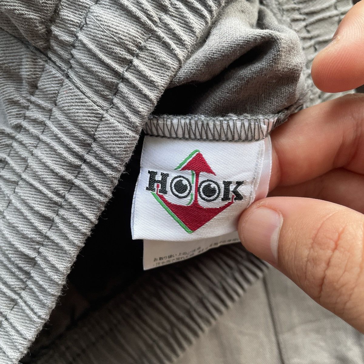 Hook-Ups Vintage Hook Faded Drawstring Waist Baggy Cargo Pants Size US 32 / EU 48 - 7 Thumbnail