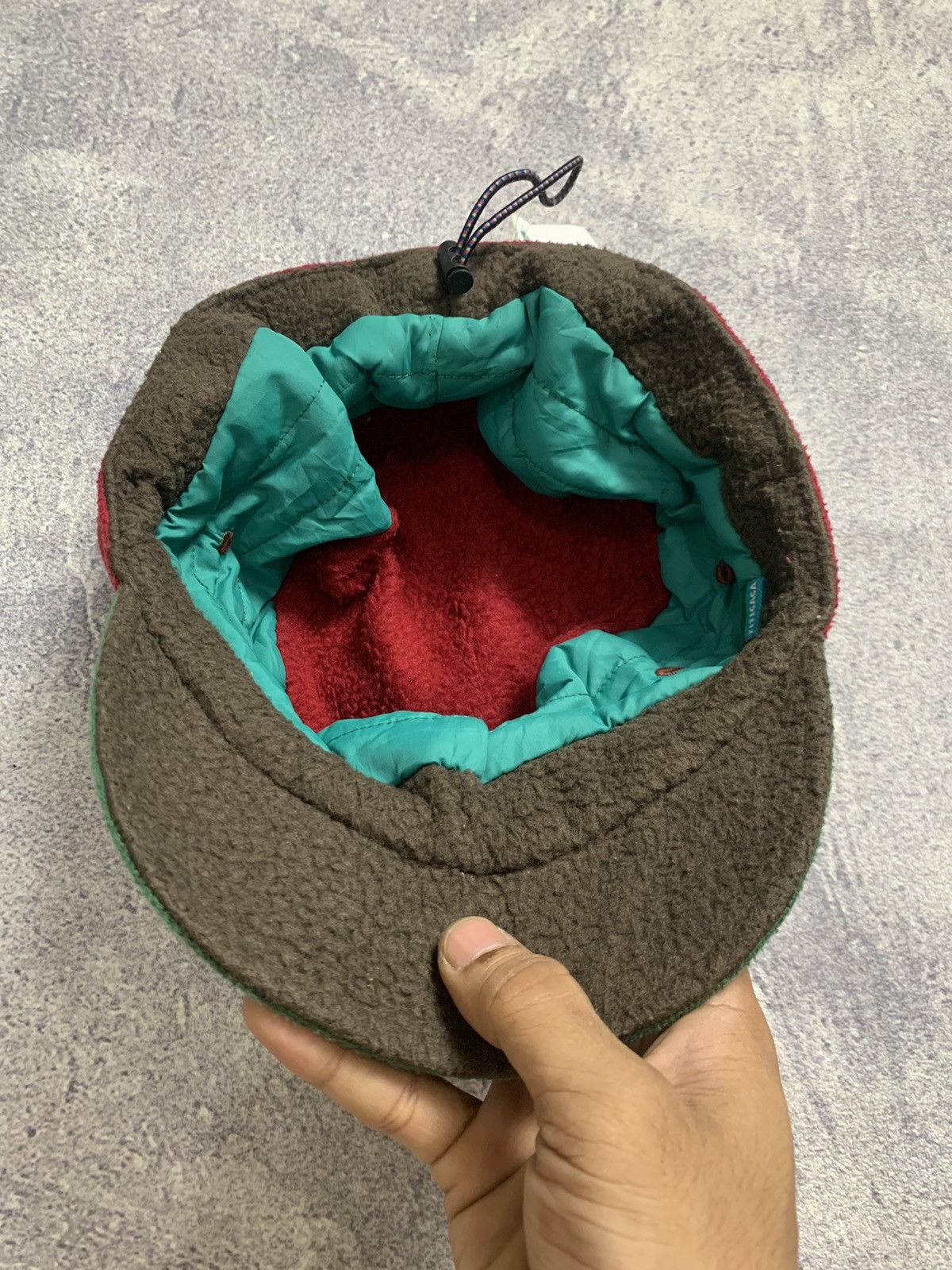 Japanese Brand Rare Colorblock Reversible 'Titicaca' Patrol Caps Size ONE SIZE - 3 Thumbnail