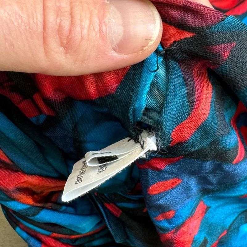 Peter Pilotto Peter Pilotto Abstract Asymmetrical Red/Blue Viscose Dress Size M / US 6-8 / IT 42-44 - 8 Thumbnail