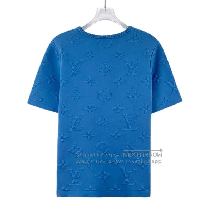 Louis Vuitton Louis Vuitton 22 blue logo embossed full-print cotton crew Size US S / EU 44-46 / 1 - 2 Thumbnail