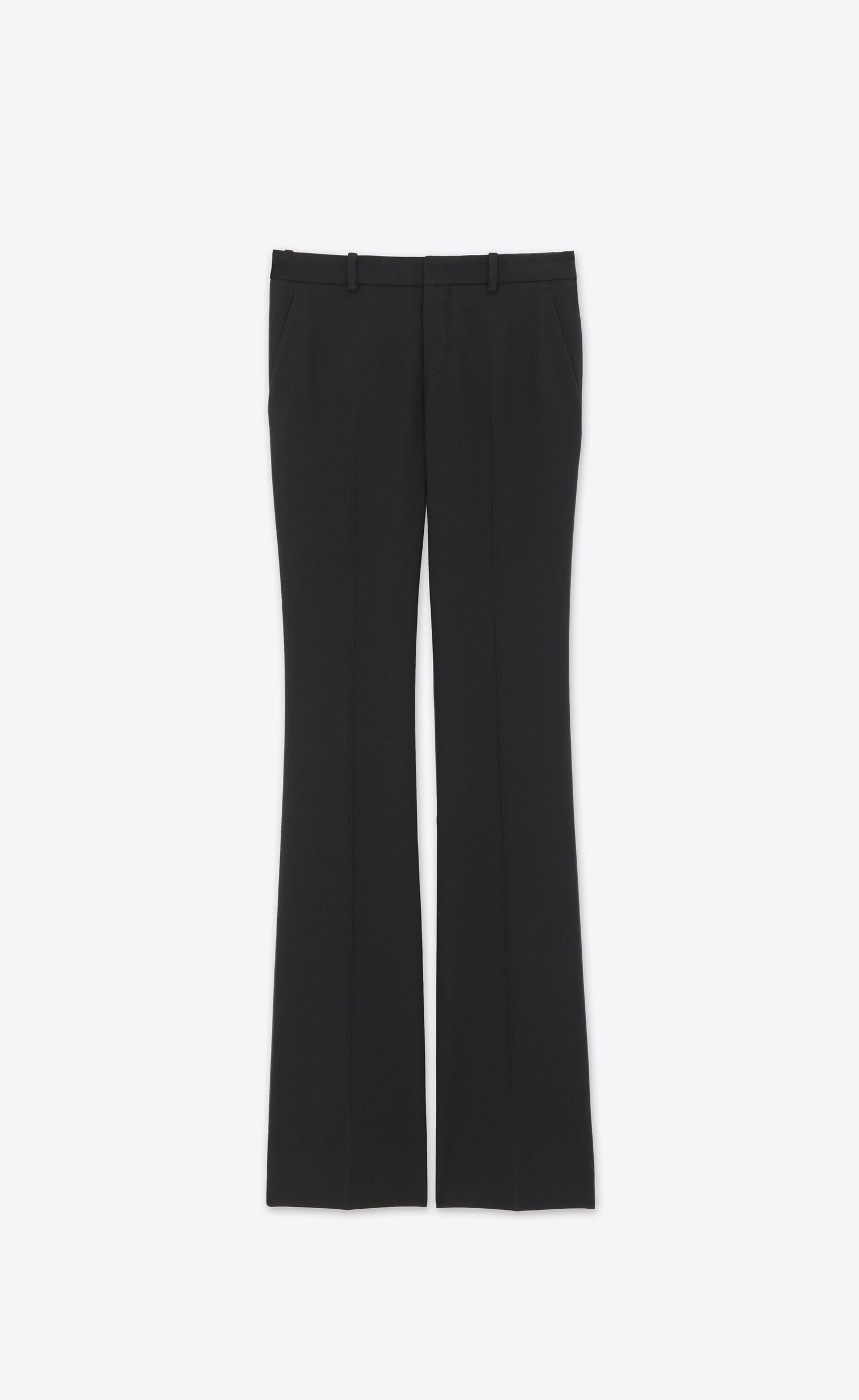 Saint Laurent Paris flared pants in wool gabardin Size 29" - 1 Thumbnail