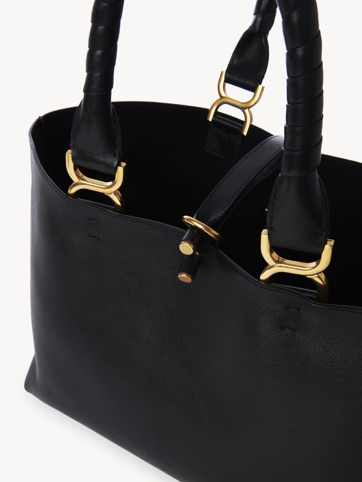 Chloe o1loc1c1224 Size: OS / CHC23 Marcie Small Tote Bag in Black Size ONE SIZE - 5 Thumbnail