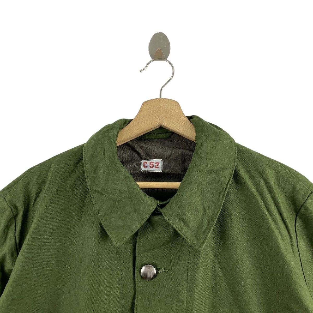 Vintage Vintage 70s 1971 Military C52 Swedish Army Soldier Jacket Size US XL / EU 56 / 4 - 2 Thumbnail