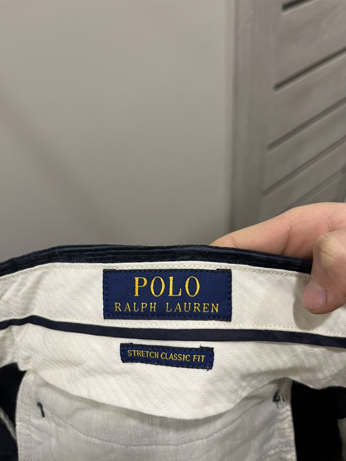 Polo Ralph Lauren Polo Ralph Lauren Velvet Pants Stretch Slim Fit blue 40/30 Size US 40 / EU 56 - 6 Thumbnail