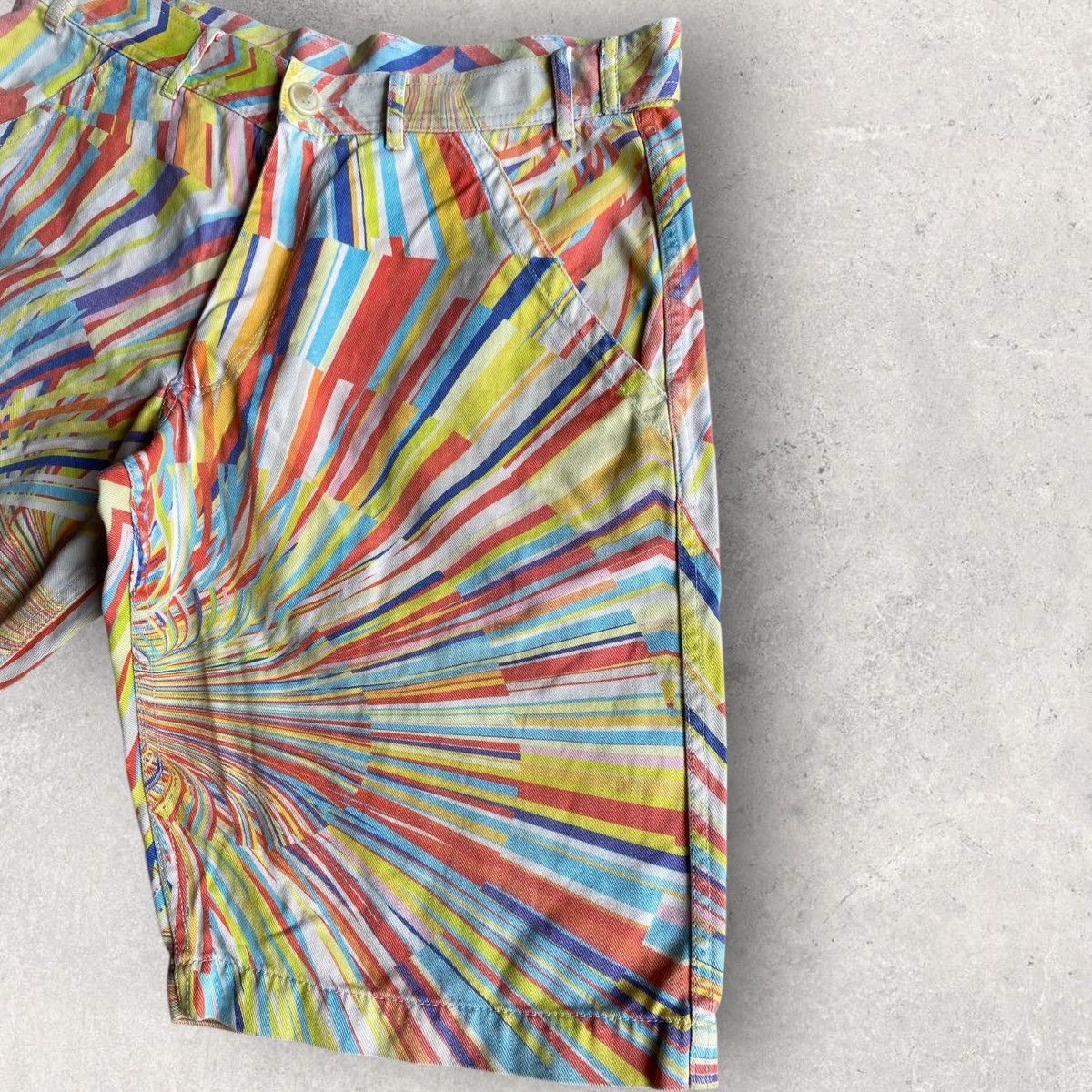 Comme des Garcons Comme Des Garcons Shirts Psychedelic Print Shorts Size US 32 / EU 48 - 4 Thumbnail