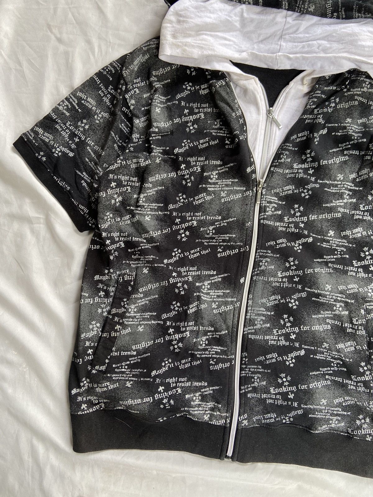 Japanese Brand MAYBE ITS MORE THAN THAT DOUBLE LAYER BEAUMONT CARR ZIP Size US XL / EU 56 / 4 - 4 Thumbnail