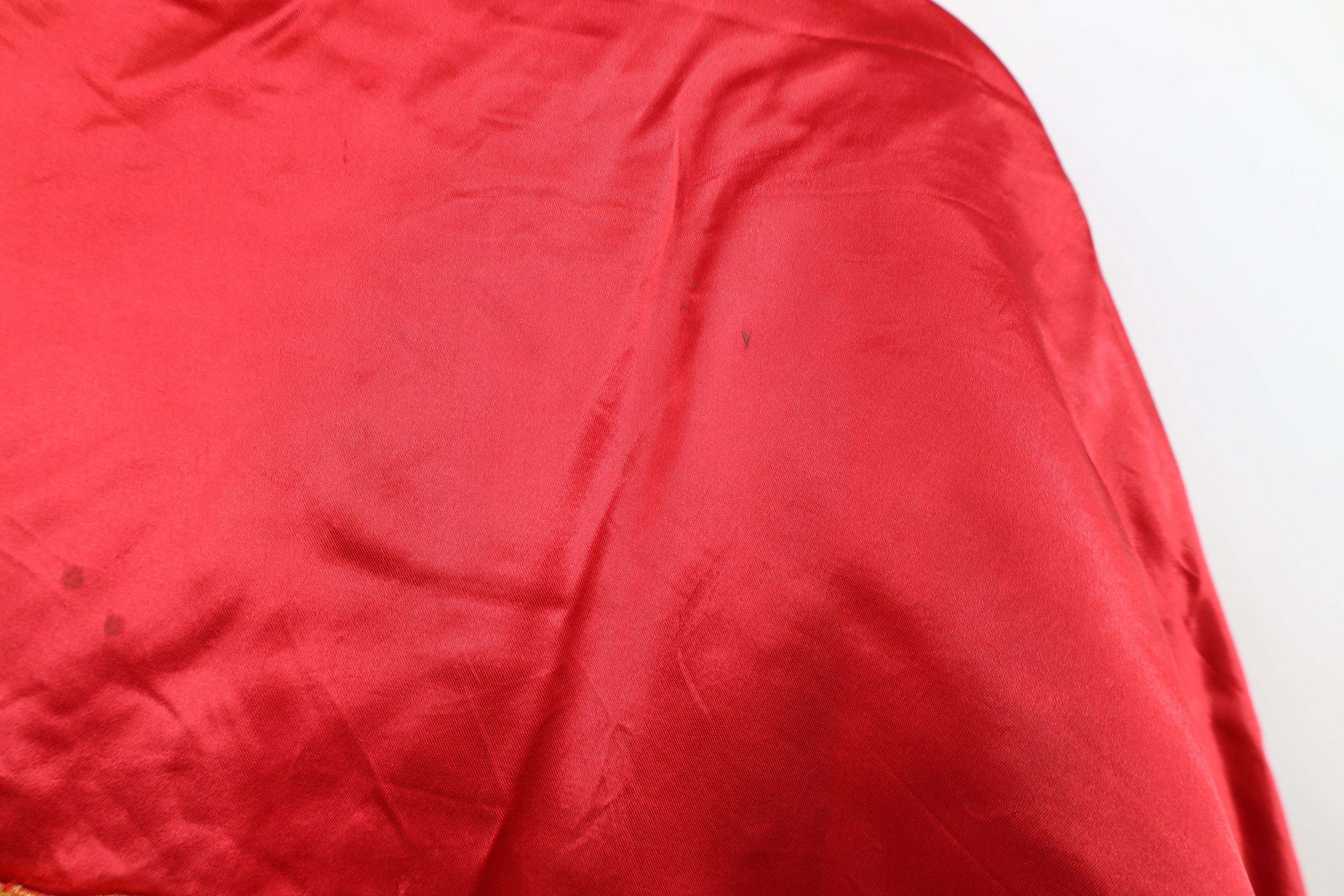 Vintage Vintage 70s Satin Crane Short Sleeve Robe Shirt Japan Asian Size S / US 4 / IT 40 - 13 Thumbnail