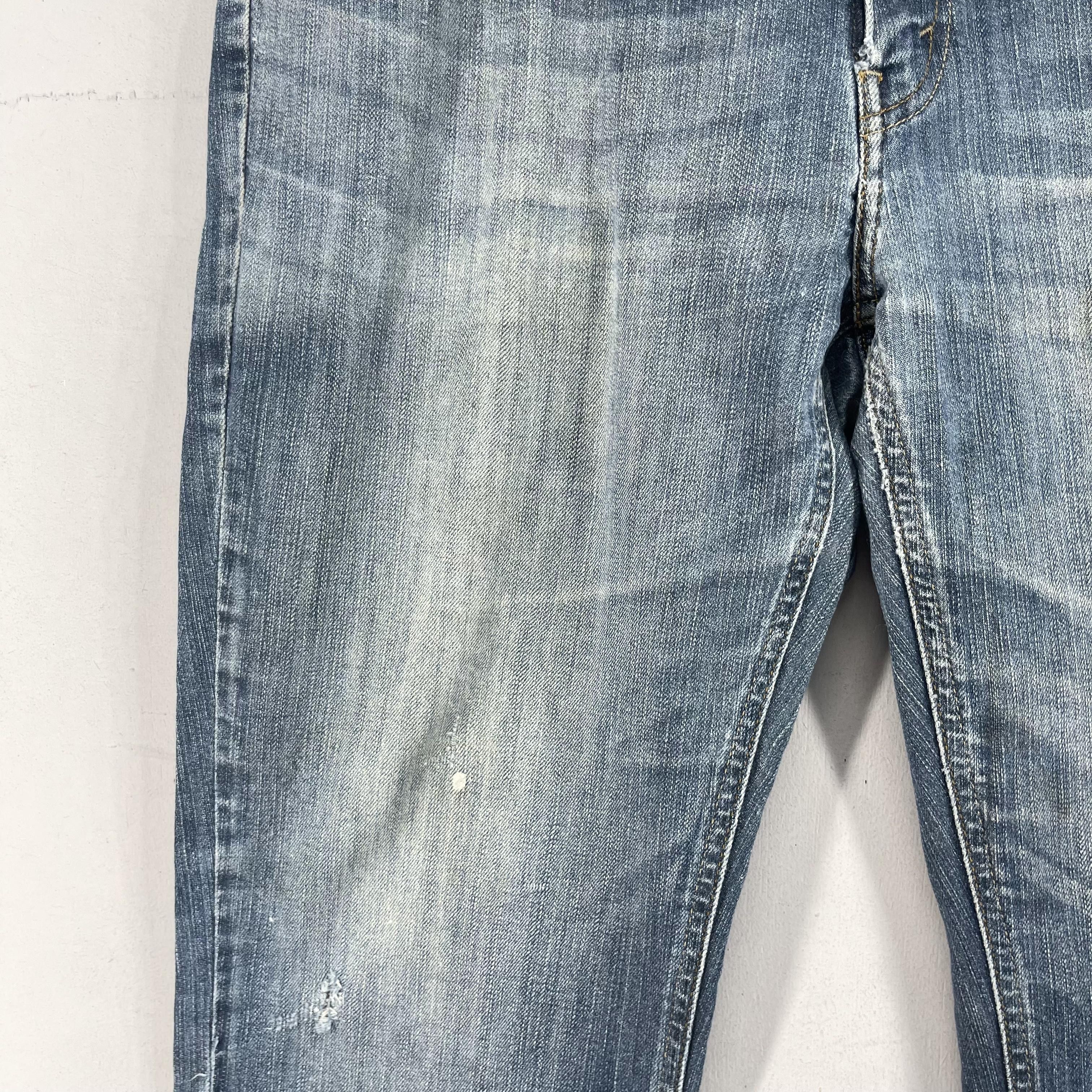 Levi's Size 39 Vintage Levis Signature Distressed Reconstruct Jeans Size US 39 - 4 Thumbnail