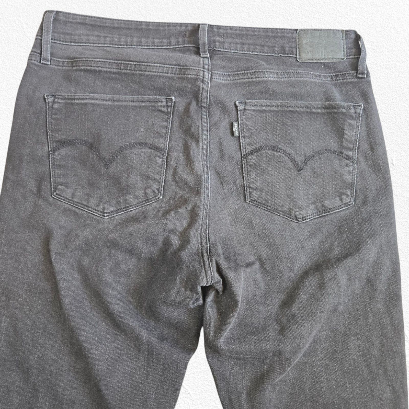 Levi's Levi's 721 Skinny Charcoal Gray High Waisted Jeans Size 32 Size 32" / US 10 / IT 46 - 8 Thumbnail