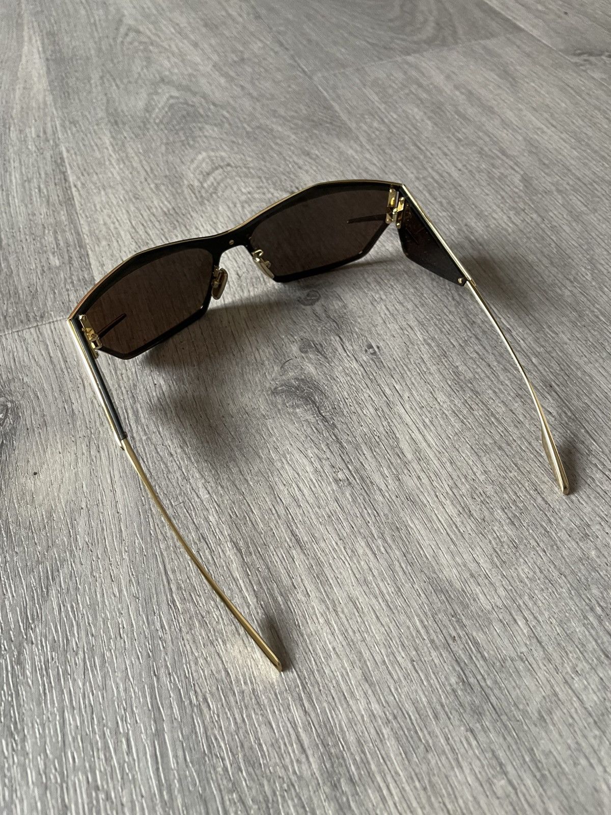 Givenchy Givenchy Gold Giv cut metal sunglasses Matthew Williams Size ONE SIZE - 5 Thumbnail