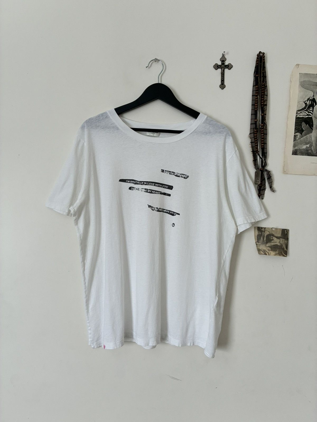 Saint Laurent Paris 2018 Brutally In Love Tee