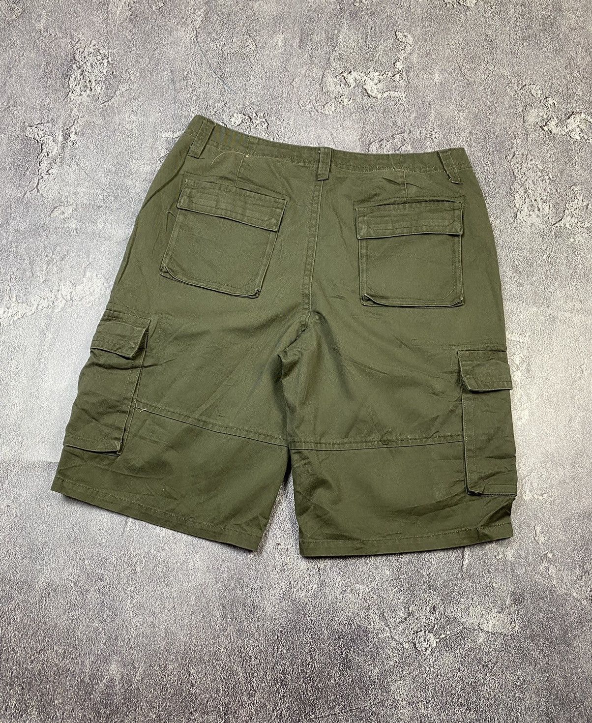 Southpole Y2K Southpole Baggy Khaki Cargo Shorts Rap 2000s Size US 40 / EU 56 - 6 Thumbnail