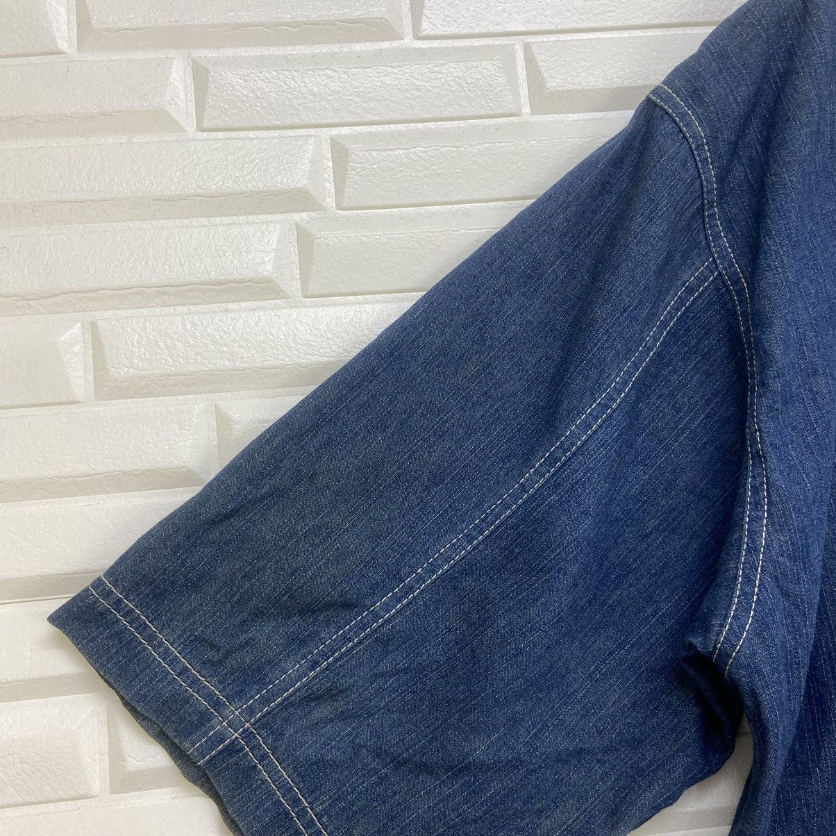 Japanese Brand Japanese Brand Quadro Scream Patchwork Denim Jacket Size US L / EU 52-54 / 3 - 14 Thumbnail