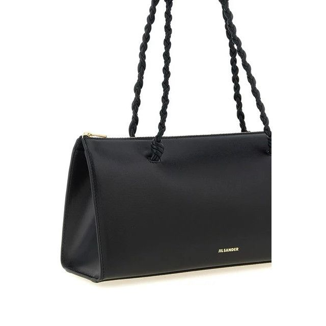 Jil Sander JIL SANDER Tangle Tent Black Leather Shoulder Bag New Size ONE SIZE - 3 Thumbnail