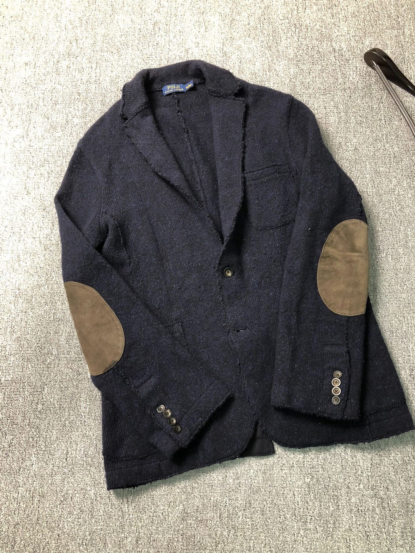 RRL Ralph Lauren Ralph Lauren Heavy Wool Knit Safari Blazer Size US L / EU 52-54 / 3 - 1 Thumbnail