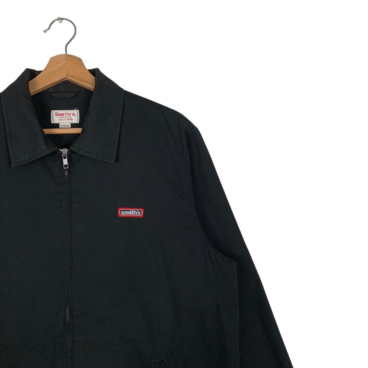 Japanese Brand Smiths American Black Casual Work Jacket #0521-C24 Size US L / EU 52-54 / 3 - 5 Thumbnail