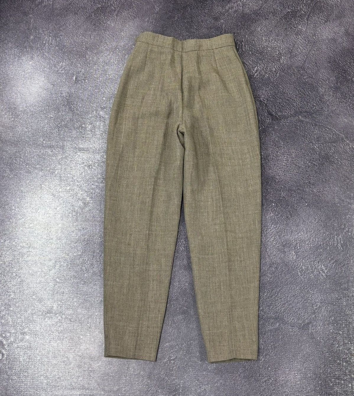 Kenzo Vintage Kenzo Women’s Luxury Tapered Wool Pants Trousers Size 26" / US 2 / IT 38 - 2 Thumbnail