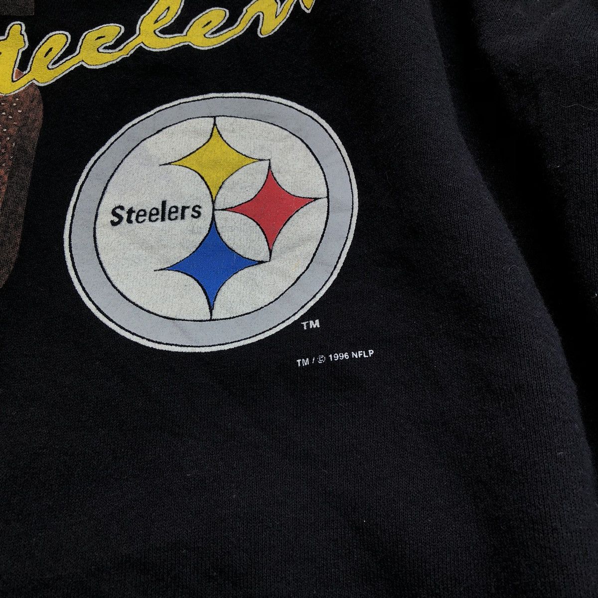 Nutmeg Steelers CN Sweatshirt Black vintage 90's Size US XXL / EU 58 / 5 - 3 Thumbnail