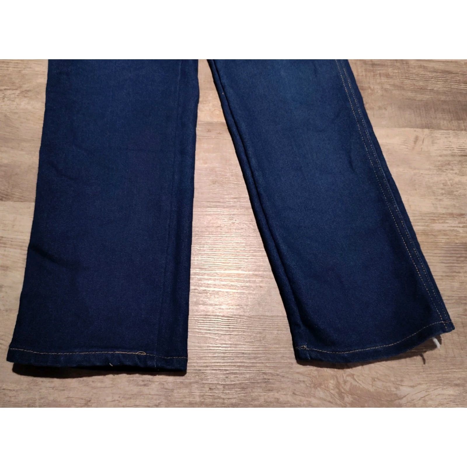 Vintage Vtg Lee Riders High Waisted Straight Leg Jeans Women's 18 Pet USA Union Made EUC Size 40" / US 18 - 3 Thumbnail