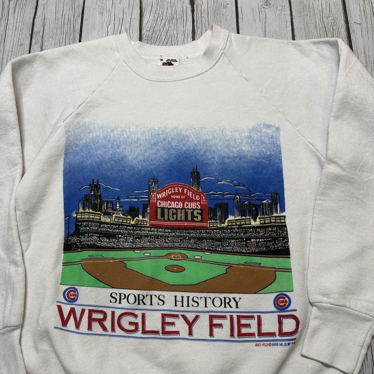 MLB Vintage Chicago Cubs Wrigley Field sweatshirt Size US M / EU 48-50 / 2 - 3 Thumbnail