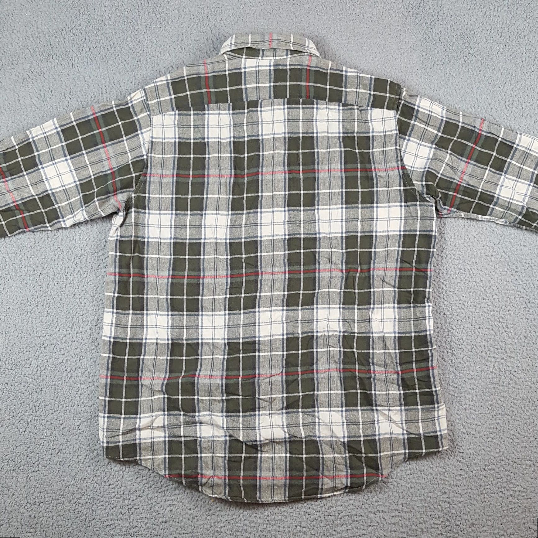 Vintage VINTAGE L.L. Bean Button-Up Shirt Plaid Flannel Men's Size L Collared Western USA Shirt Size US L / EU 52-54 / 3 - 6 Thumbnail