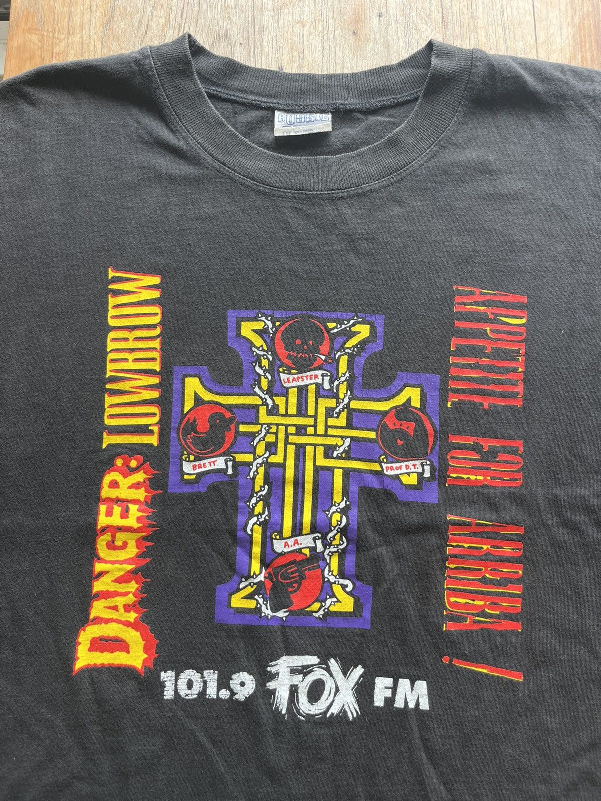 Band Tees × Vintage Vintage DANGER : LOWBROW APPETITE FOR ARRIBA ! 90’s tshirt Size US XXL / EU 58 / 5 - 3 Thumbnail