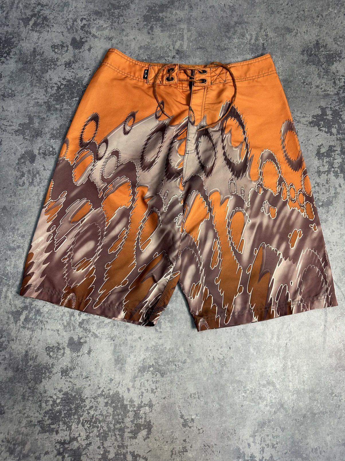 Oakley Vintage Oakley Swim Shorts Monogram 00s Board Surf Size US 32 / EU 48 - 1 Thumbnail