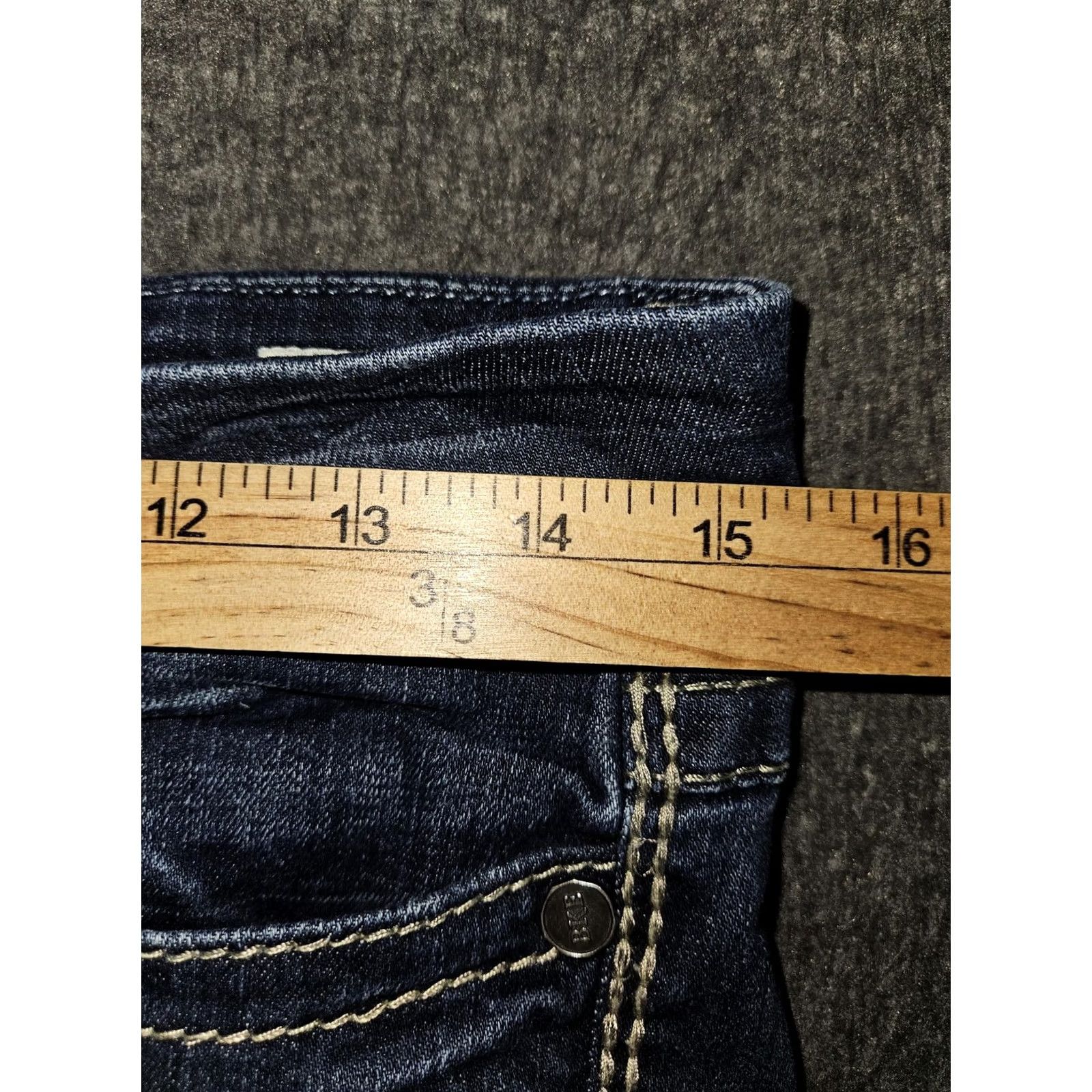 BKE BKE Addison Jeans Womens 27R Blue Medium Wash Low Rise Skinny Stretch Jeans Size 27" / US 4 / IT 40 - 5 Thumbnail
