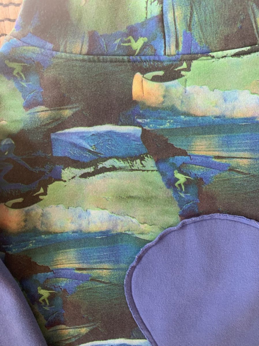 ERL ERL Swirl Hoodie Blue/ Green Print Size US L / EU 52-54 / 3 - 5 Thumbnail