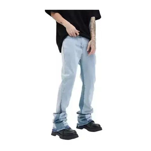 Japanese Brand Blue Stacked Denim Jeans Size US 30 / EU 46 - 1 Thumbnail