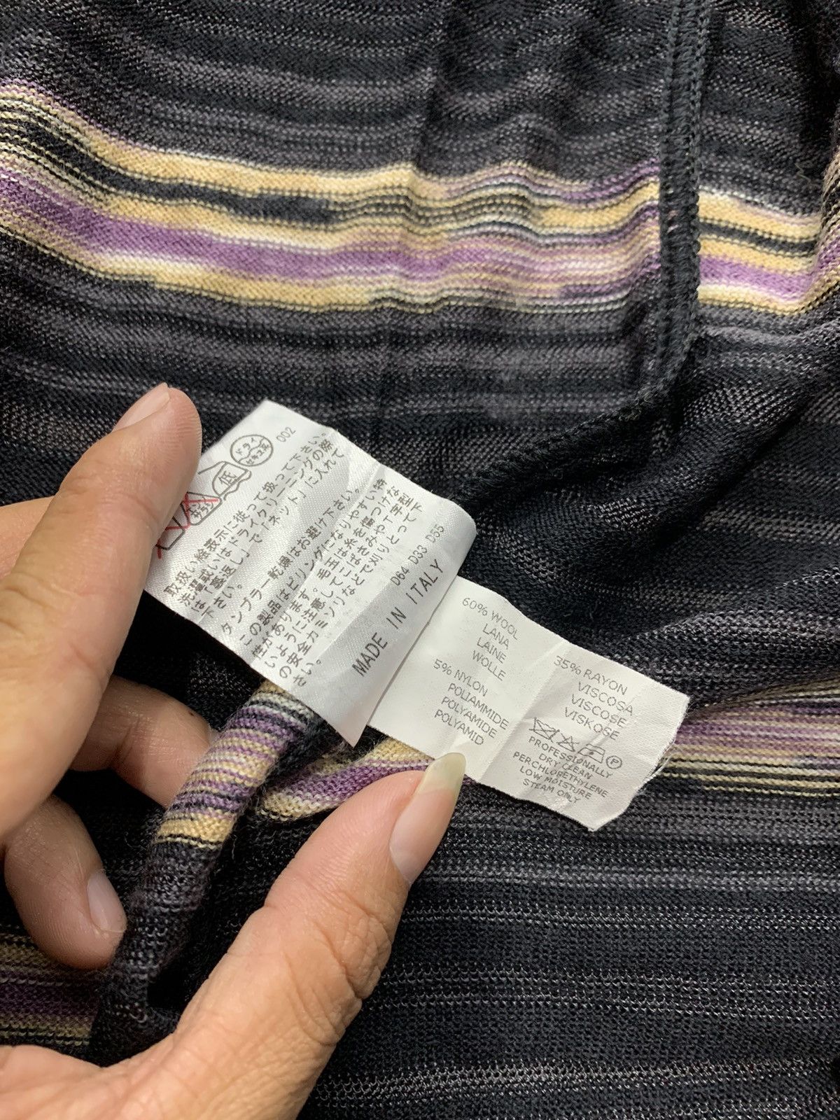 Missoni Missoni Stripe Cardigan Kurt Cobain style Size US M / EU 48-50 / 2 - 6 Thumbnail