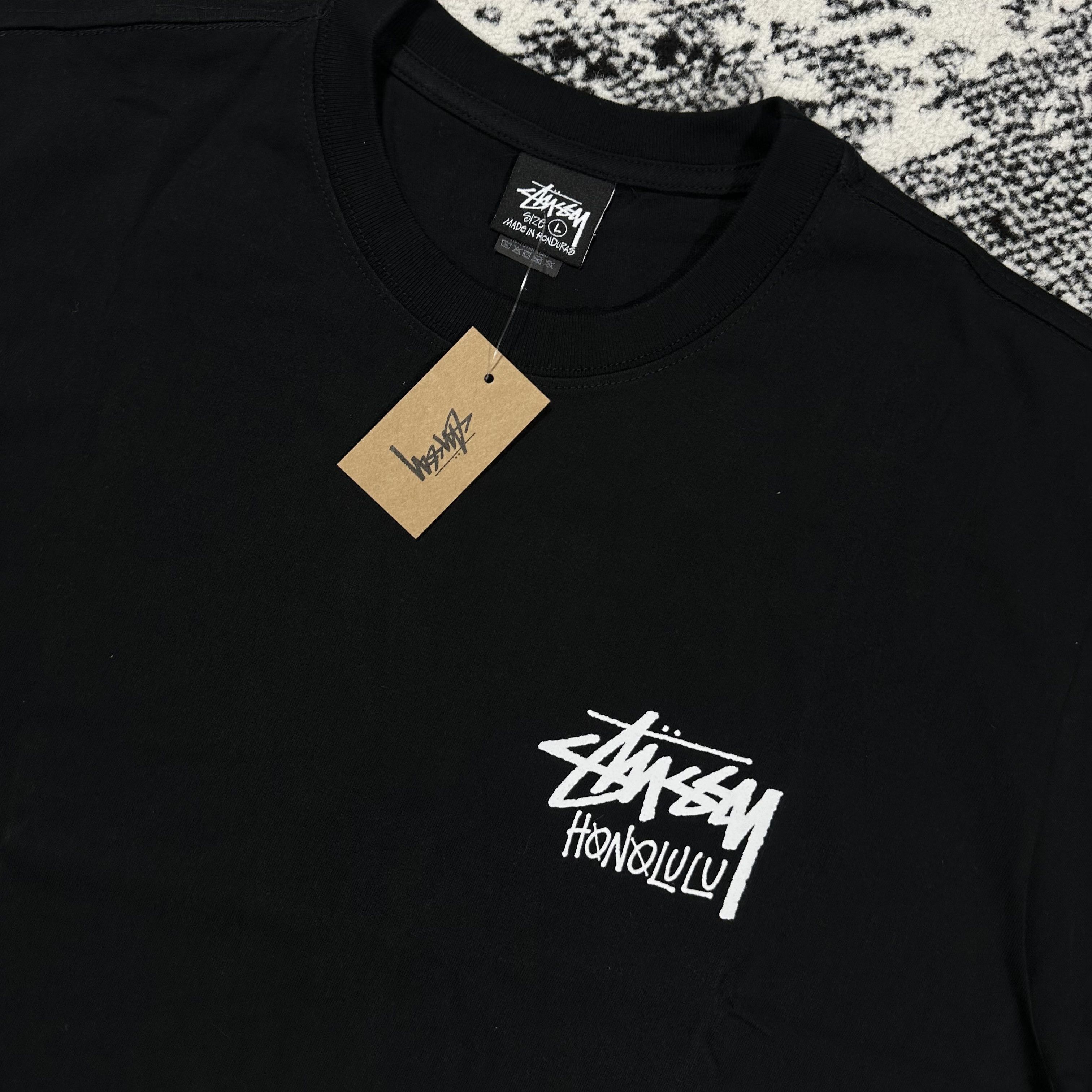 Stussy RARE STUSSY HONOLULU TEE IN BLACK - LARGE Size US L / EU 52-54 / 3 - 4 Thumbnail