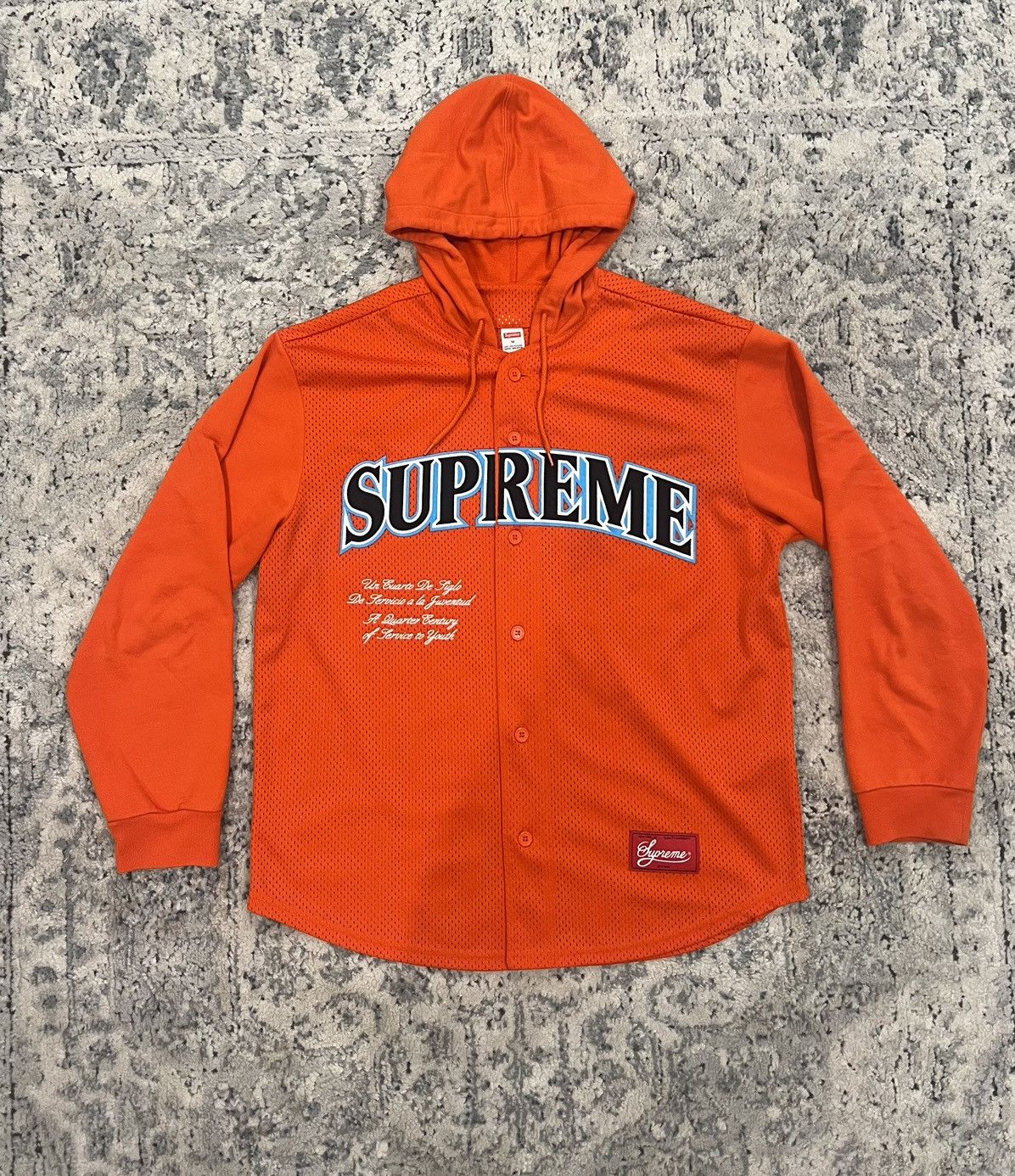 Supreme Mesh Baseball Top (SS18) - $110