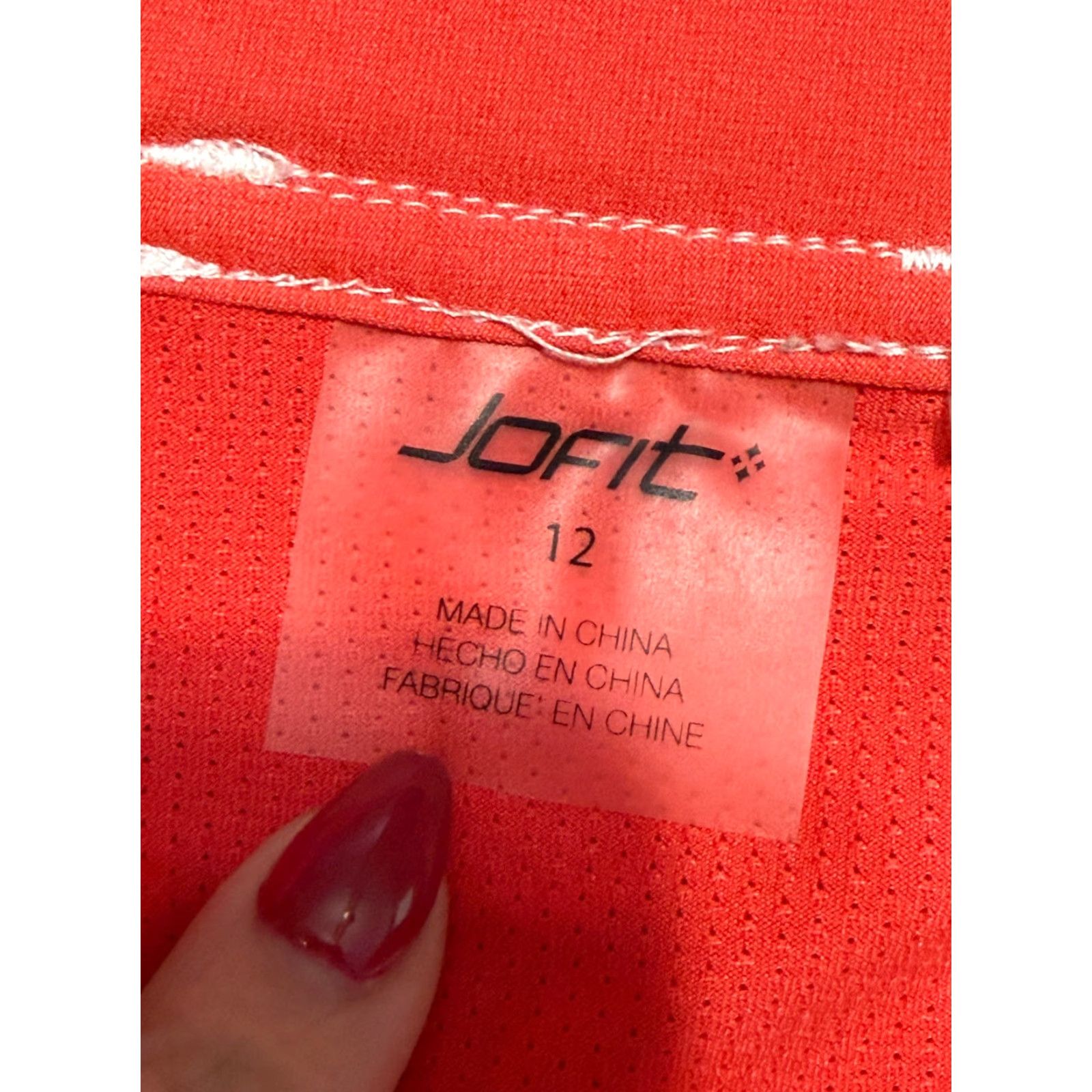 Vintage Jofit Skirt Women’s 12 Orange Mini Pockets Belt, With Belt, Short, Zip, Solid, Casual, Regular, Fall Spring Summer, 12, Womens Size 34" / US 12 / IT 48 - 7 Thumbnail