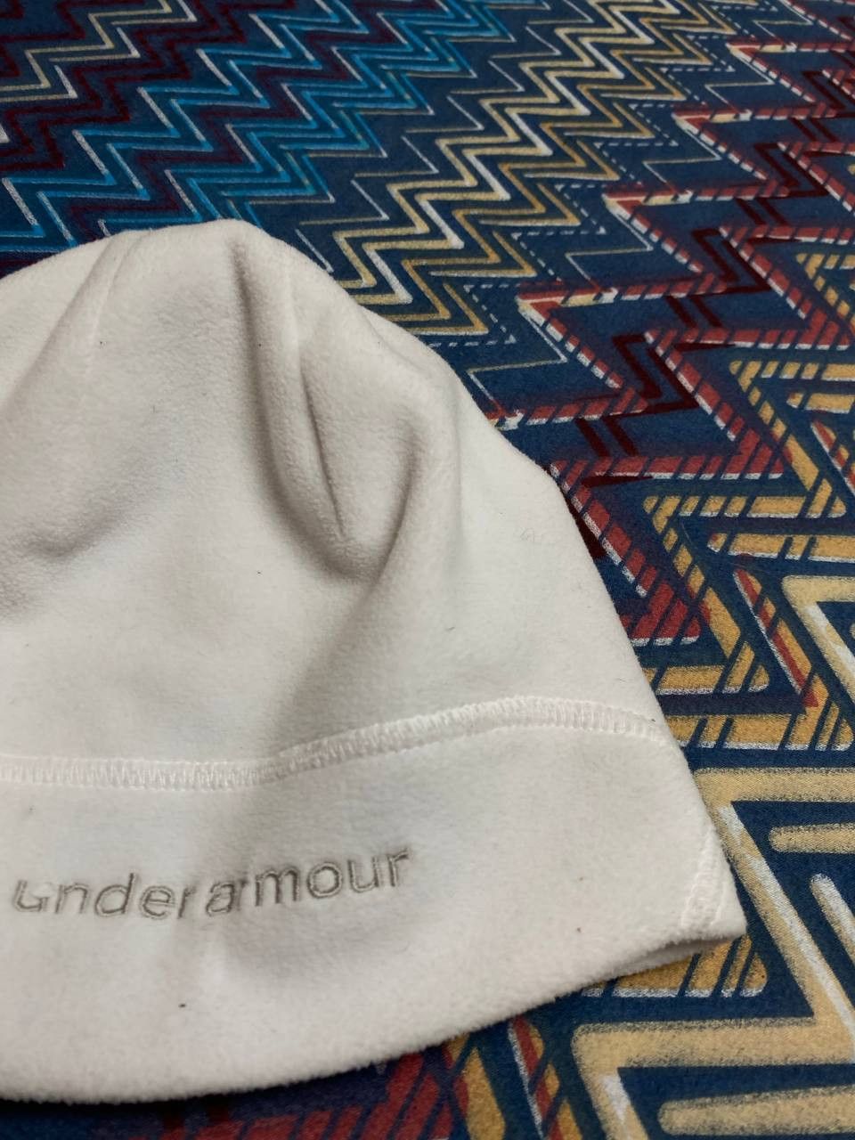 Under Armour Hats white big logo Vintage Under Armour Y2K Streetwear Size ONE SIZE - 10 Thumbnail