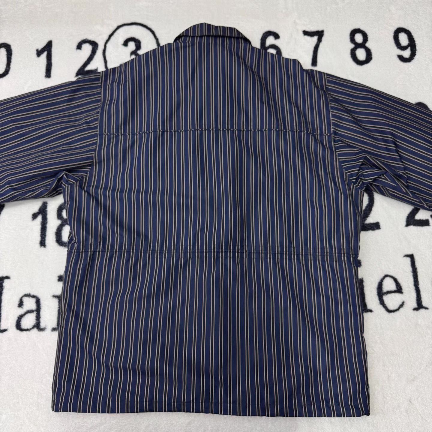 Balenciaga Balenciaga Blue Striped Jacket Q10 Size US L / EU 52-54 / 3 - 2 Thumbnail