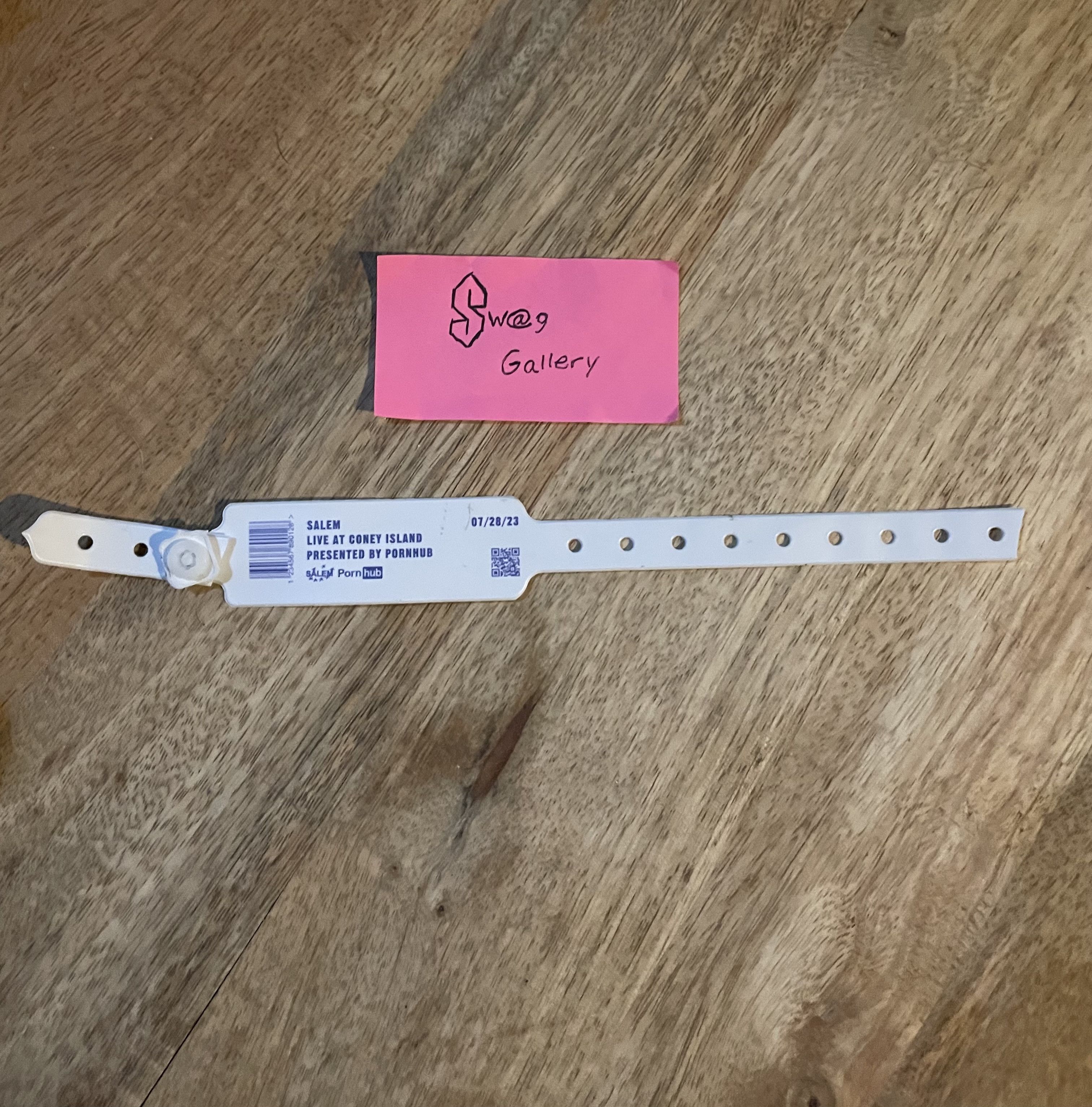S4LEM SALEM / S4LEM - Pornhub Coney Island concert wristband Size ONE SIZE - 3 Thumbnail