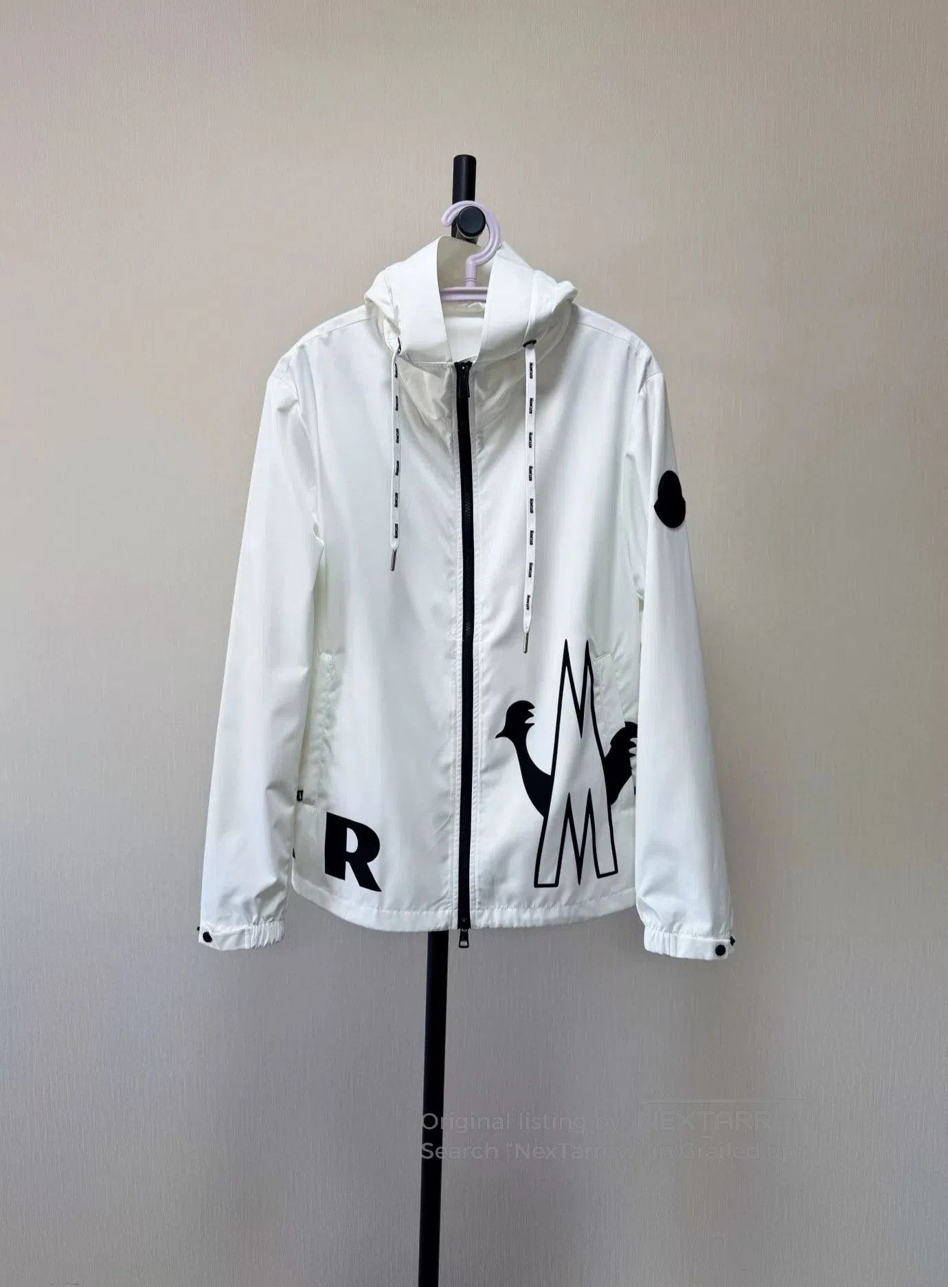 Moncler Moncler White Casual Hooded Jacket. Size S / US 4 / IT 40 - 8 Thumbnail