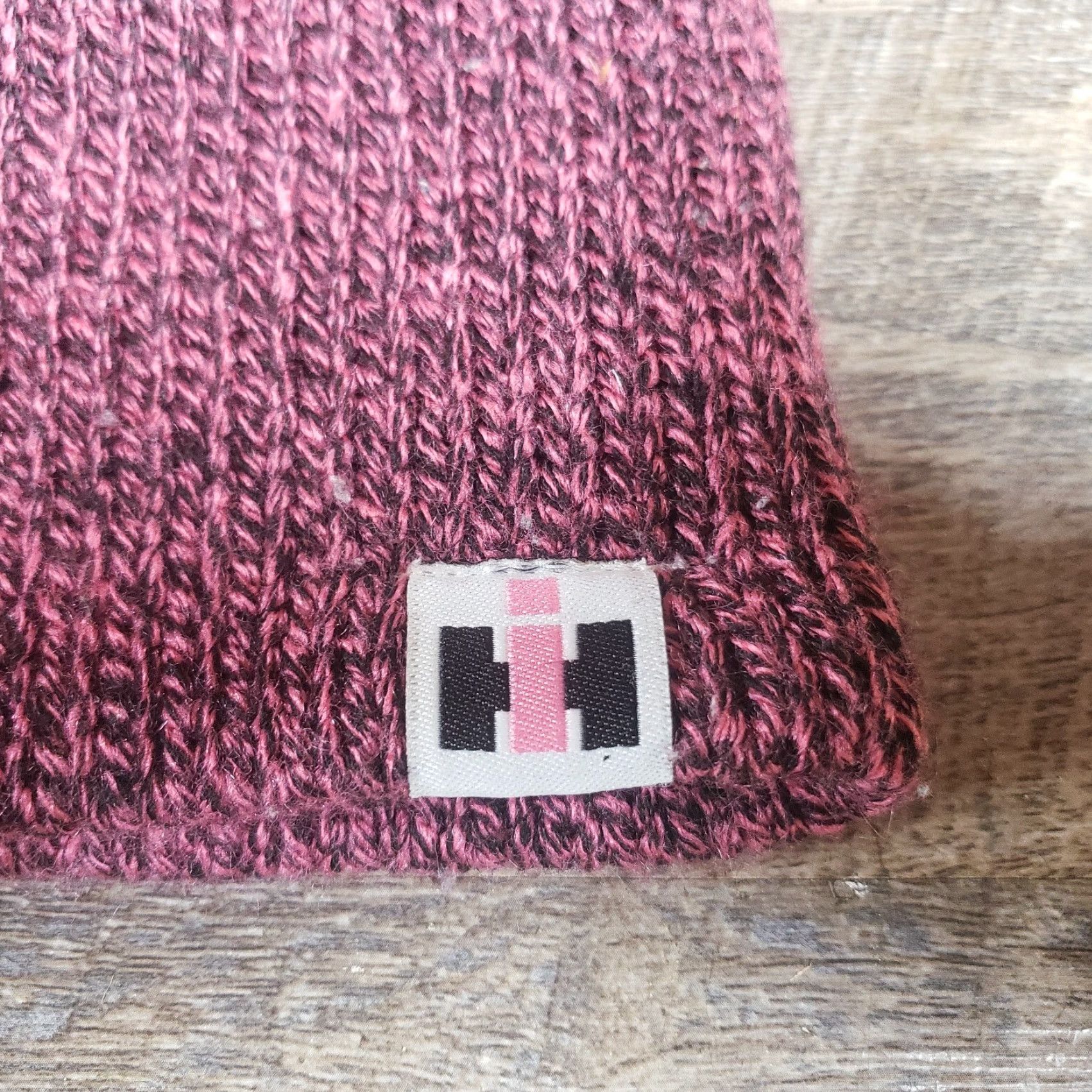Vintage International Harvester Pink Logo Beanie Hat Unopened Box Unisex Adults One Size Pink Hat Beanie Vintage No Mens Women s Girls Boys Size ONE SIZE - 2 Thumbnail